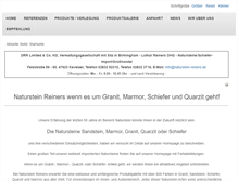 Tablet Screenshot of naturstein-reiners.de